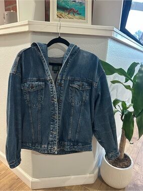 wild fable Hooded Denim Jacket